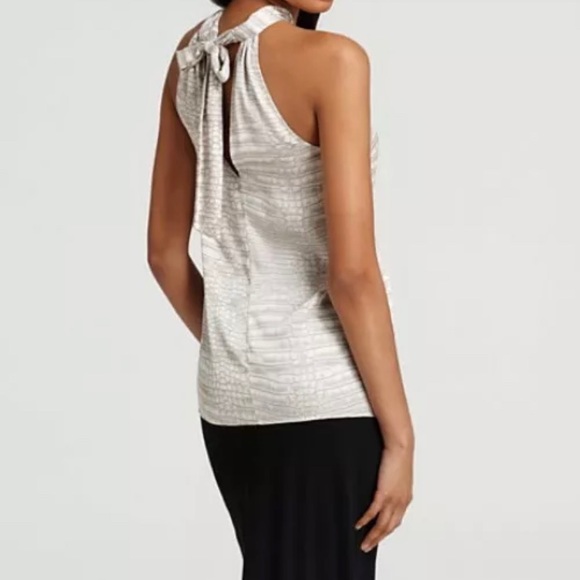 BCBG Helena Snakeskin Halter Top NWT - Picture 2 of 4